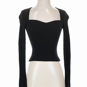 Reformation Black Cashmere Sweater